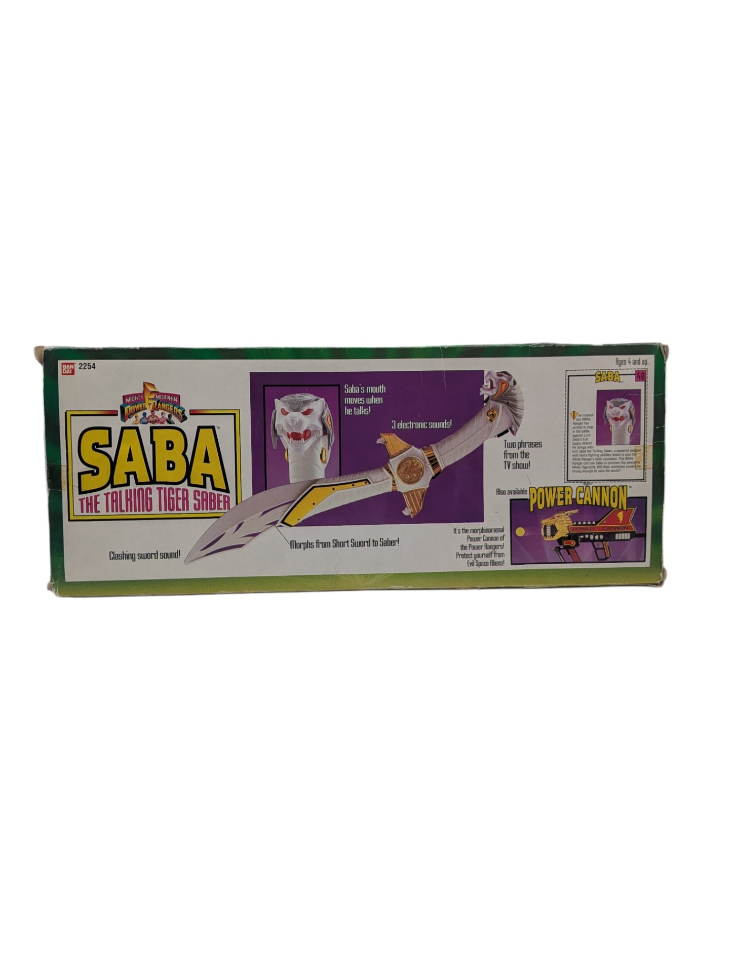 Bandai 1994 Mighy Morphin Power Rangers Saba the Talking Tiger Saber
