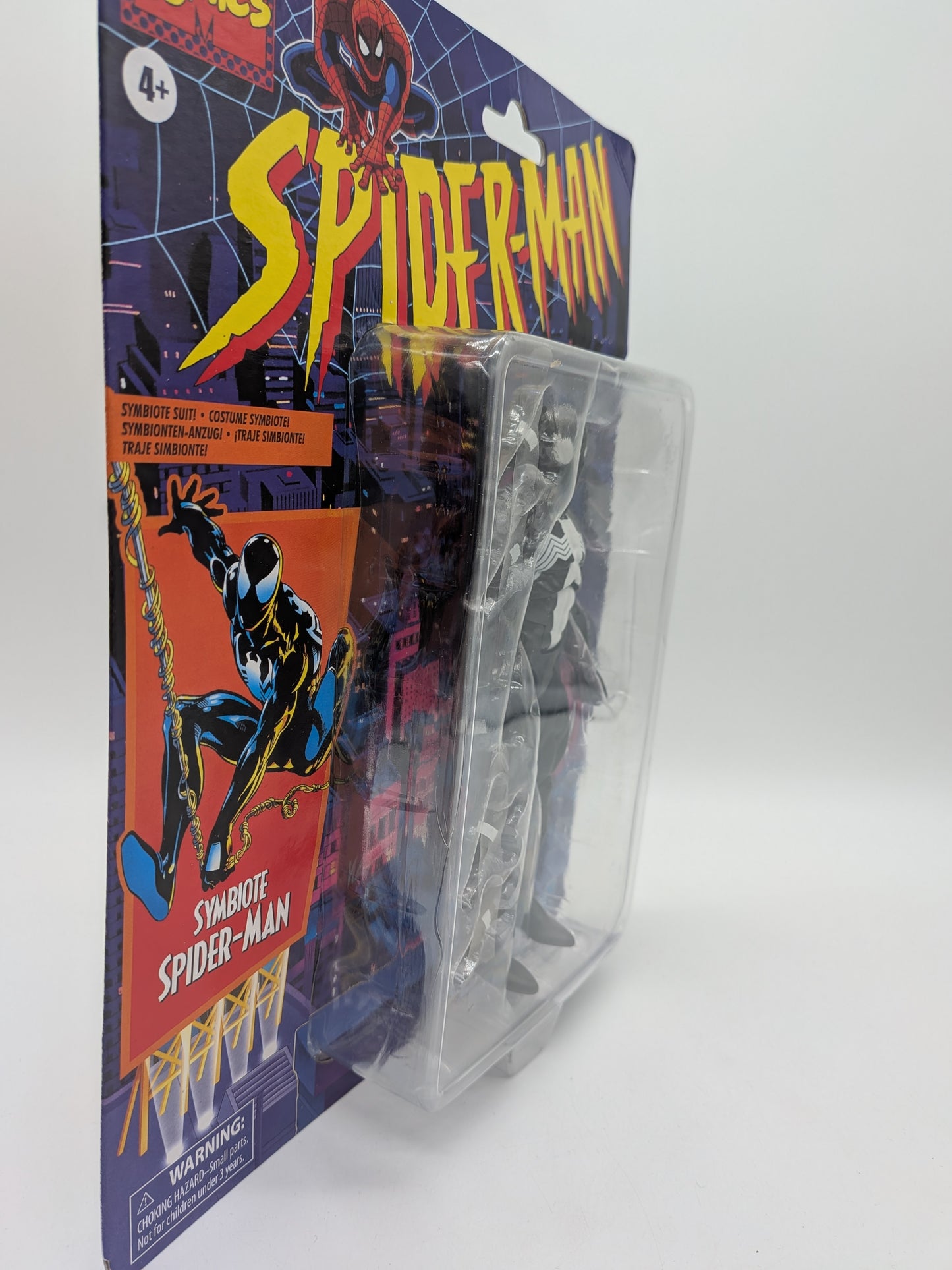 Hasbro 2022 Marvel Legends Retro Spider-Man Symbiote Spider-Man Action Figure