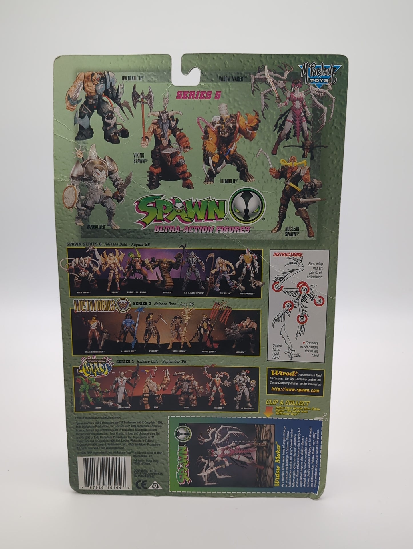 McFarlane Toys 1996 Spawn Widow Maker Action Figure