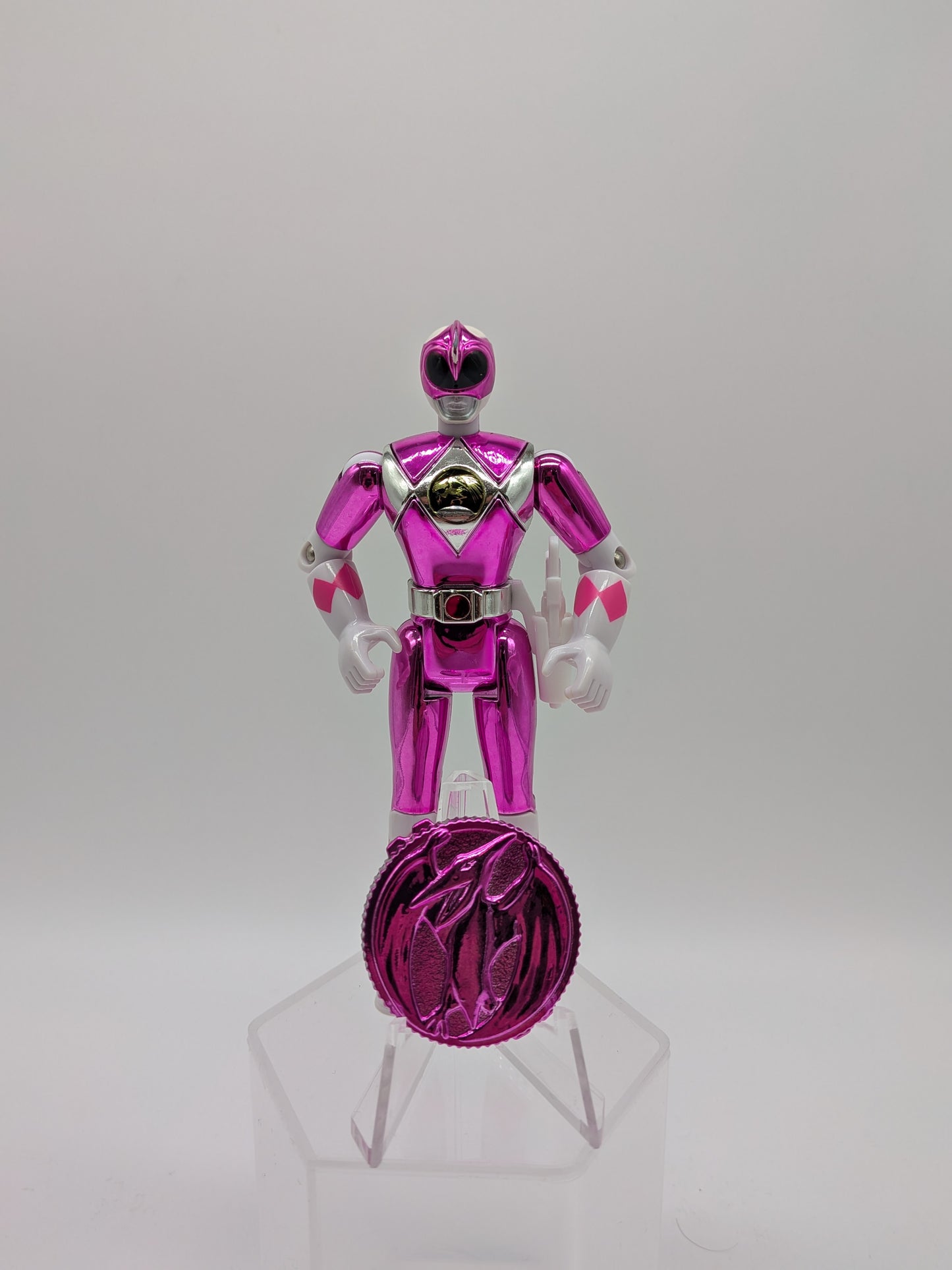 Bandai 1995 Mighty Morphin Power Rangers Movie Pink Ranger Action Figure