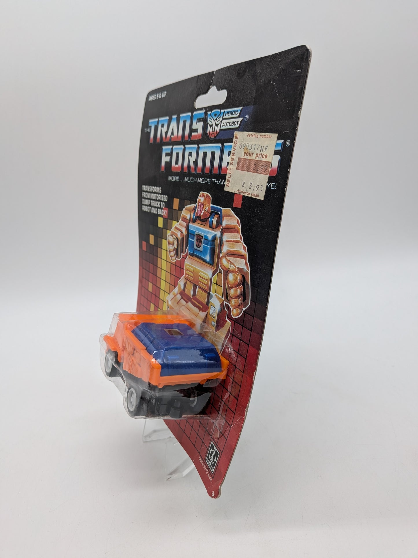Hasbro 1986 Transformers Throttlebot Wideload Figure