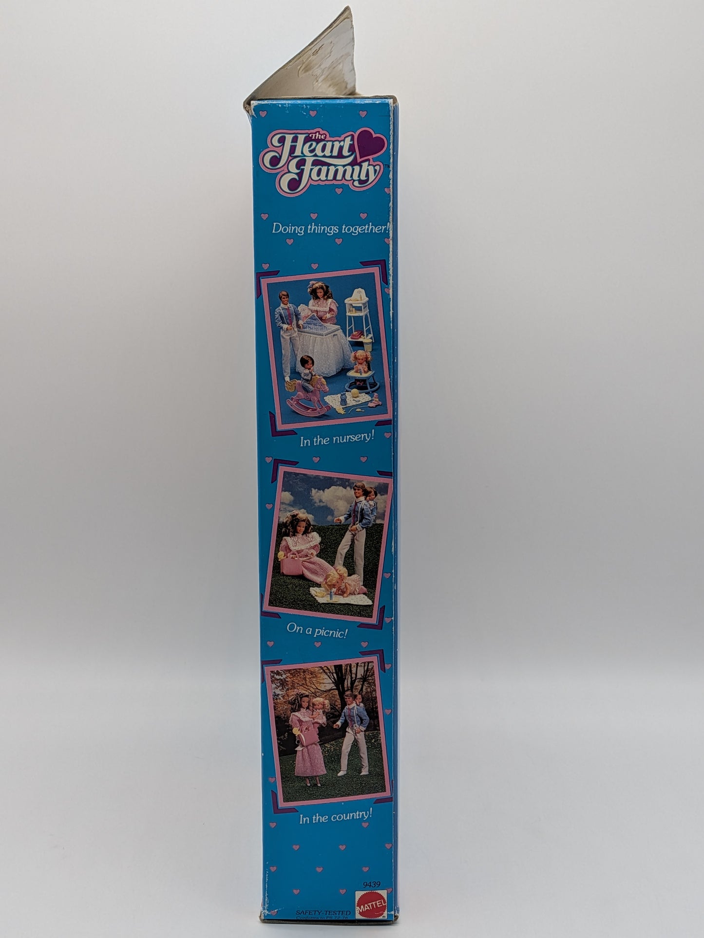 Mattel 1984 Barbie Doll's Friends! The Heart Family Mom, Dad & Babies Doll set