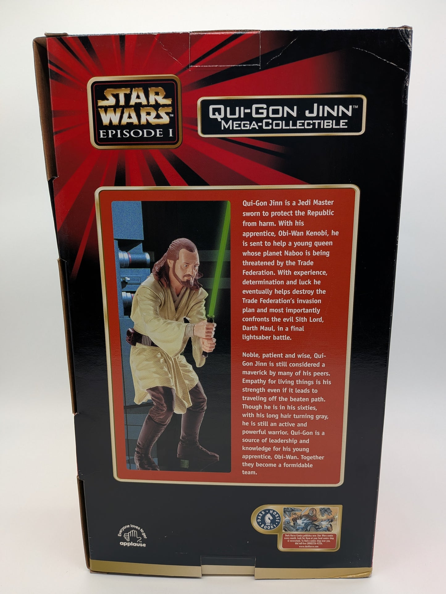 Applause 1999 Star Wars Episode 1 Qui-Gon Jinn Mega-Collectible Statue