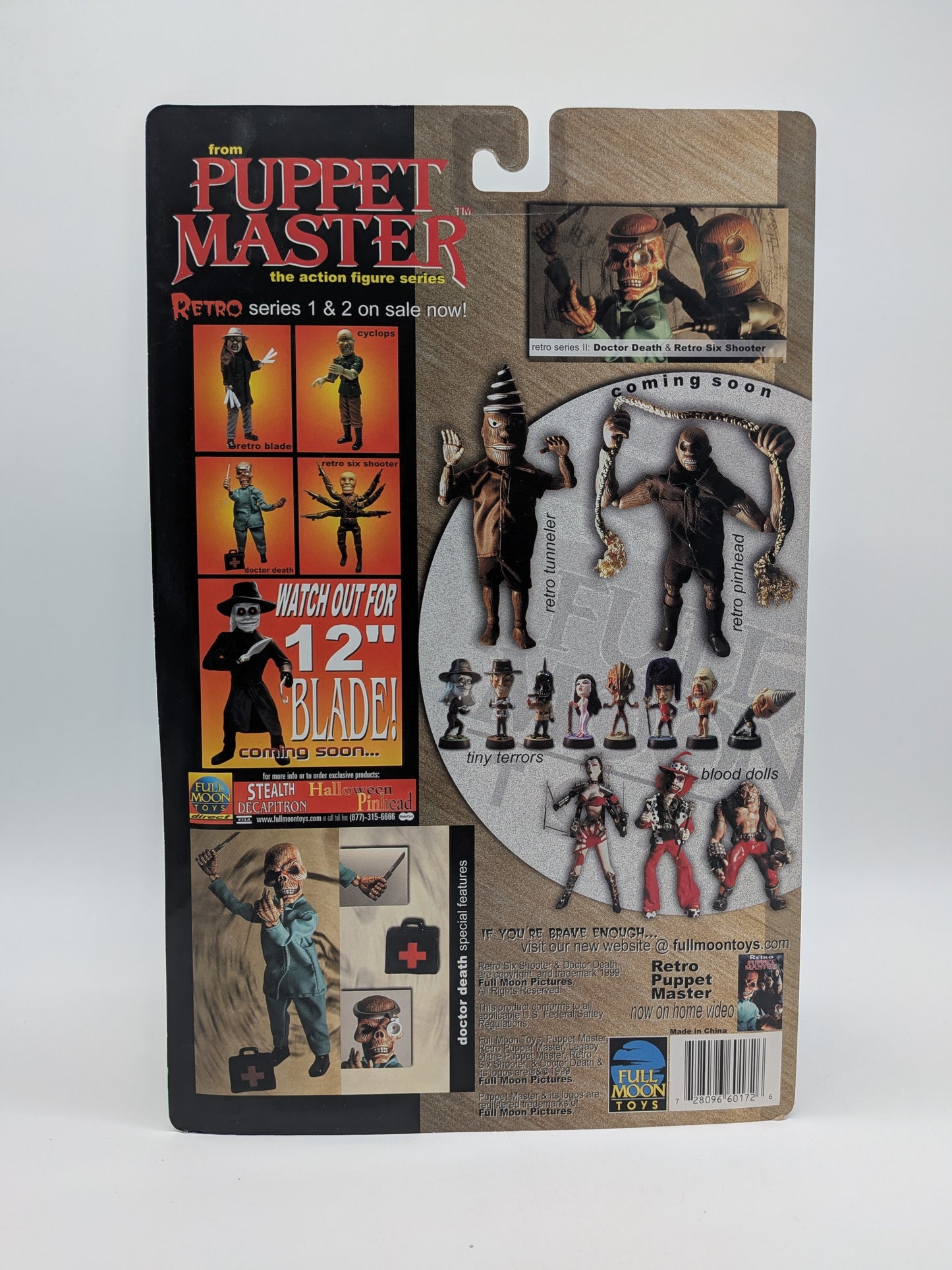 Full Moon Toys Puppet Master Retro Doctor Death Action Figure