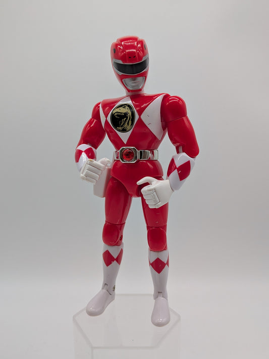 Bandai 1993 Mighty Morphin Power Rangers Red Ranger Action Figure 8.5"
