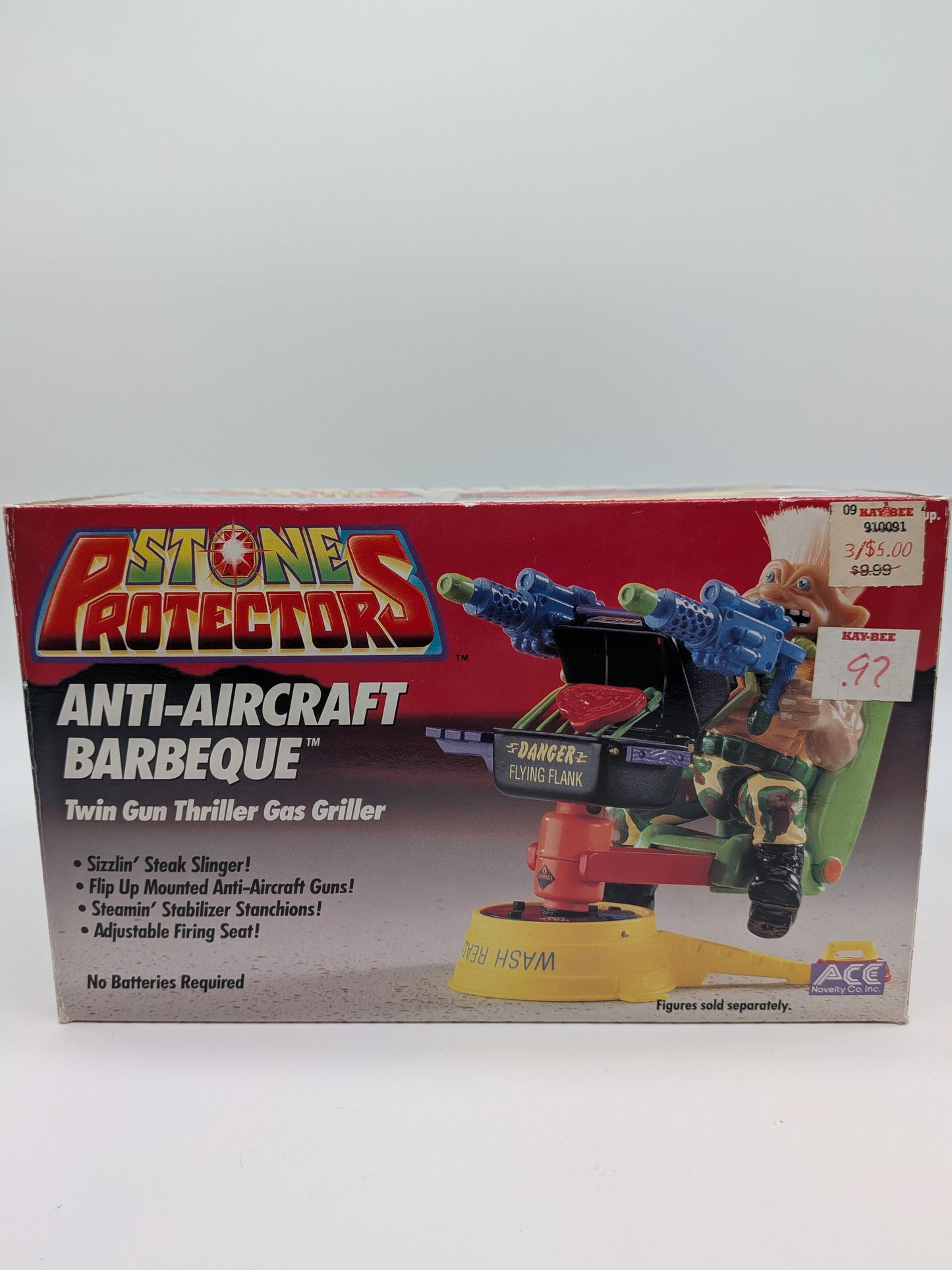 Ace Novelty 1993 Stone Protectors Anti-aircraft Barbeque Vehicle