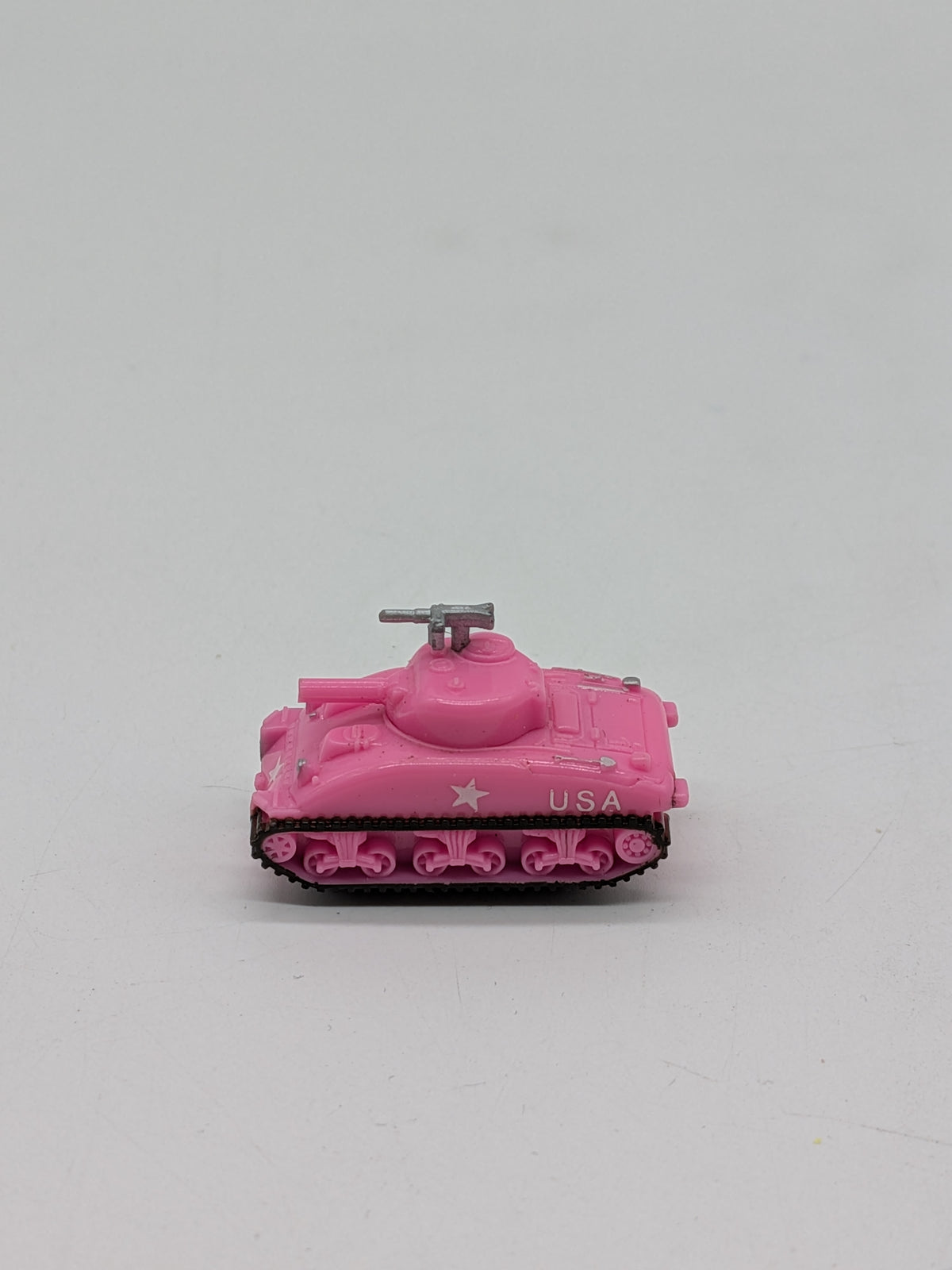 Galoob 1989 Micro Machines Insider Collection #10 Pink Sherman Tank "Insider" Toy Vehicle