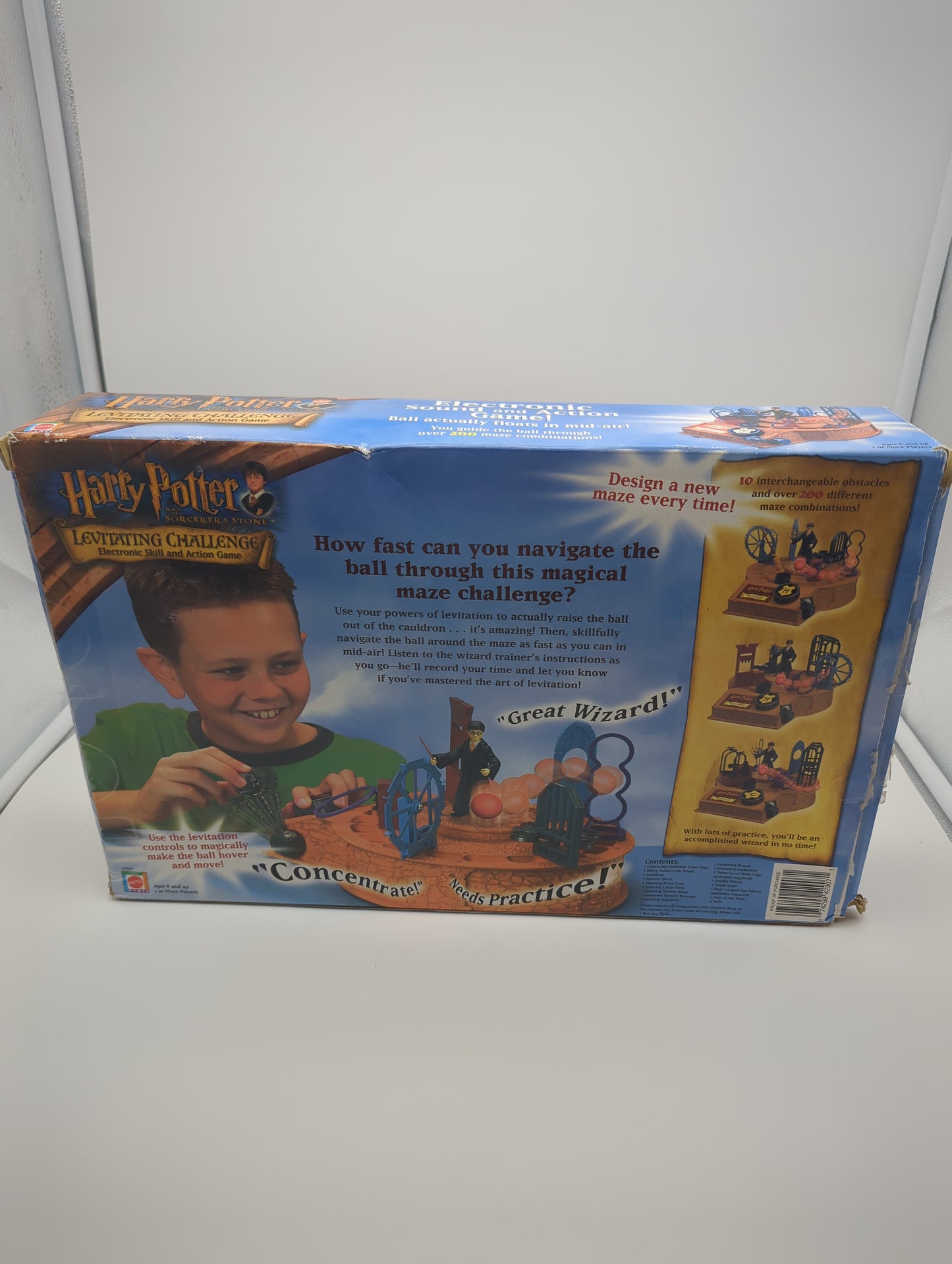 Mattel 2001 Harry Potter and the Sorcerer's Stone Levitating Challenge Action Game