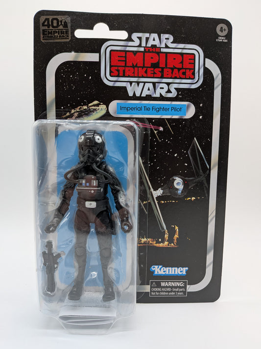 Hasbro 2020 Star Wars The Black Series Empire Strikes Back Retro Imperial Tie Fighter Pilot Action Figure