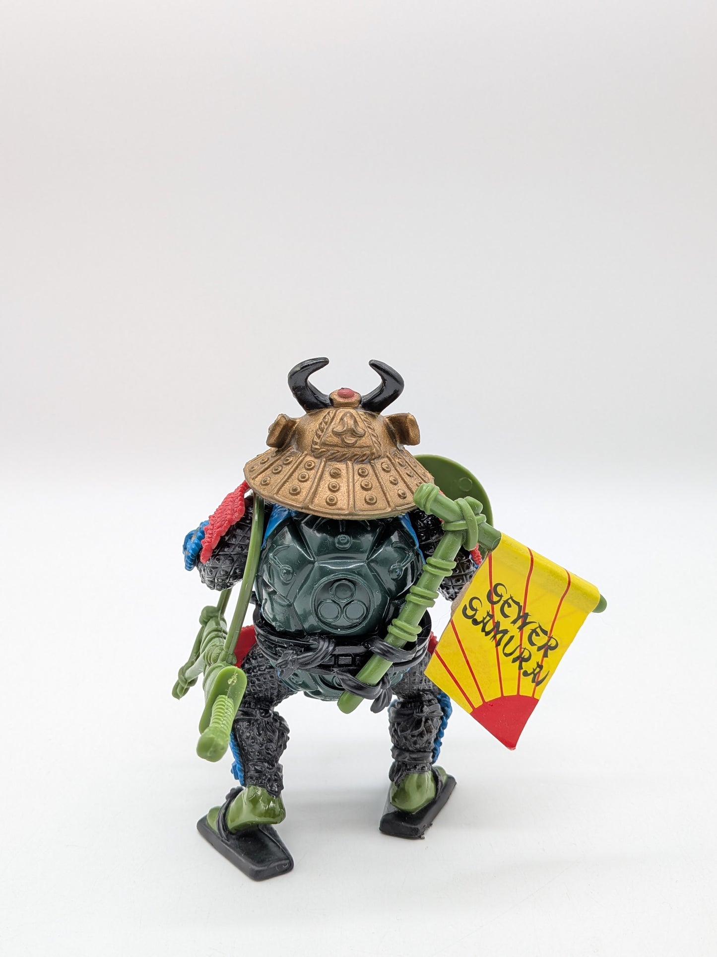 Playmates 1990 Teenage Mutant Ninja Turtles Disguised Turtles Leo, The Sewer Samurai Action Figure
