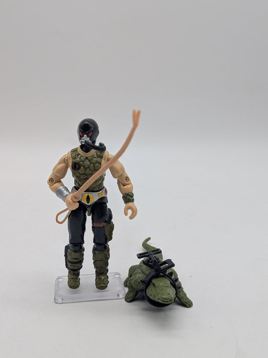 Hasbro 1987 GI Joe Croc Master Action Figure