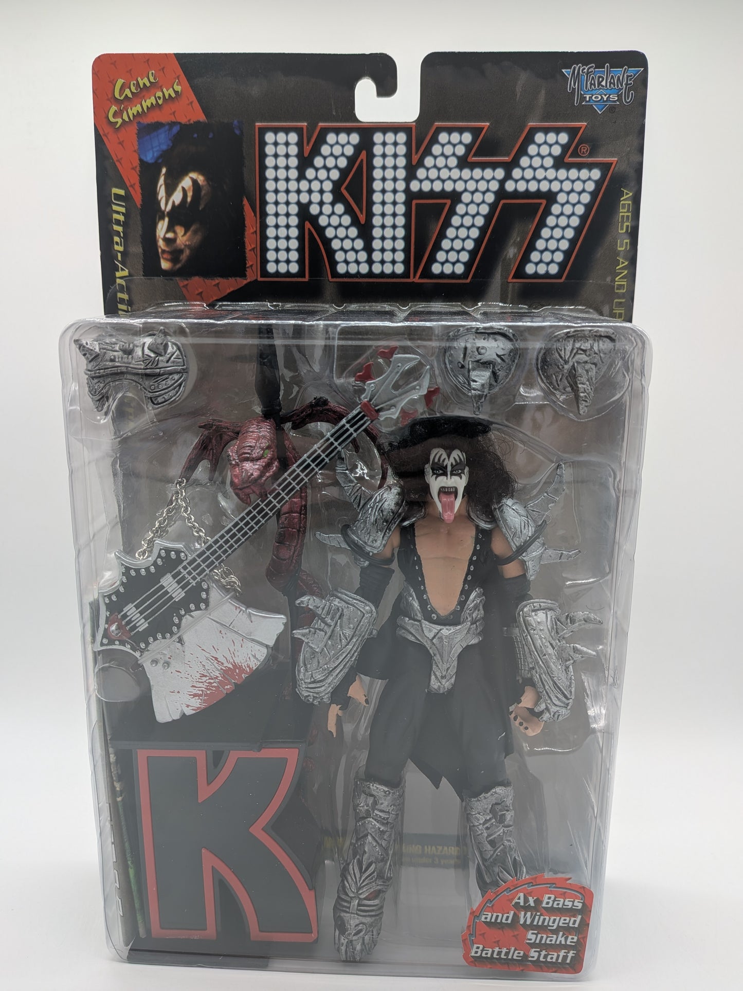 Mcfarlane Toys 1997 Kiss Gene Simmons Action Figure
