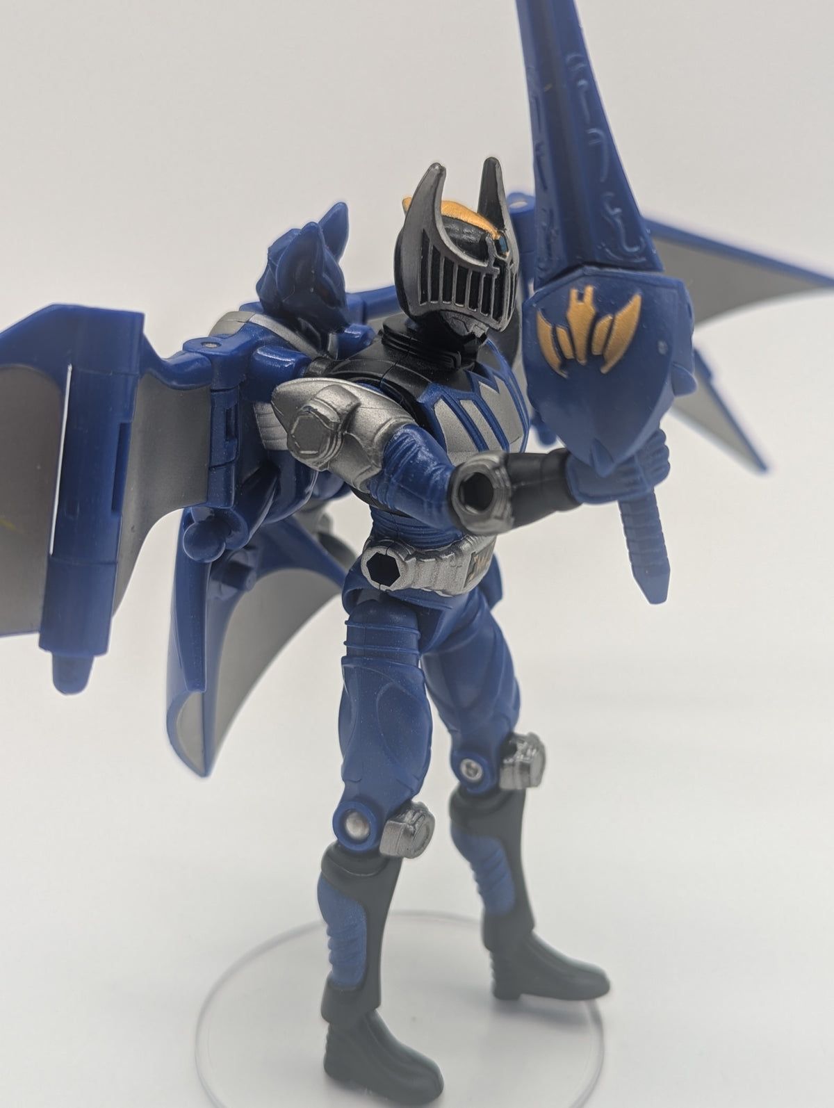 Bandai 2002 Kamen Rider Dragon Knight with Blackwing Action Figure, photo 5 of 6