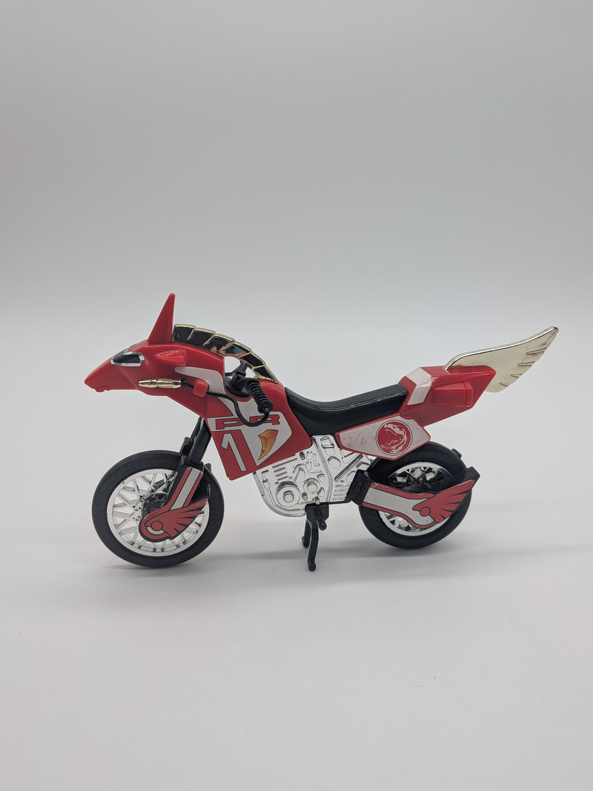 Bandai 1994 Mighty Morphin Power Rangers Thunder Bike Red Ranger Vehicle, photo 1 of 4
