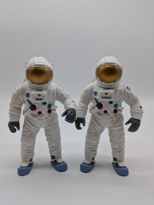 Bandai 1997 Power Rangers in Space Heroes of Space Alan Bean & Pete Conrad Jr. Action Figures