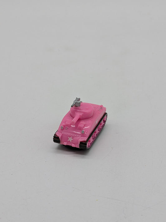Galoob 1989 Micro Machines Insider Collection #10 Pink Sherman Tank "Insider" Toy Vehicle