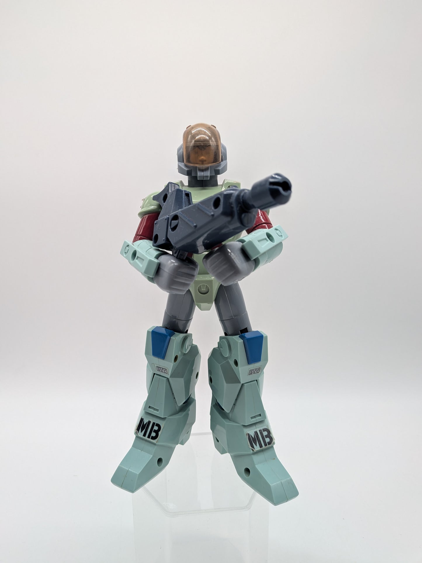 Gakken 1983 Robotech Scott Bernard Armored Cyclone Action Figure