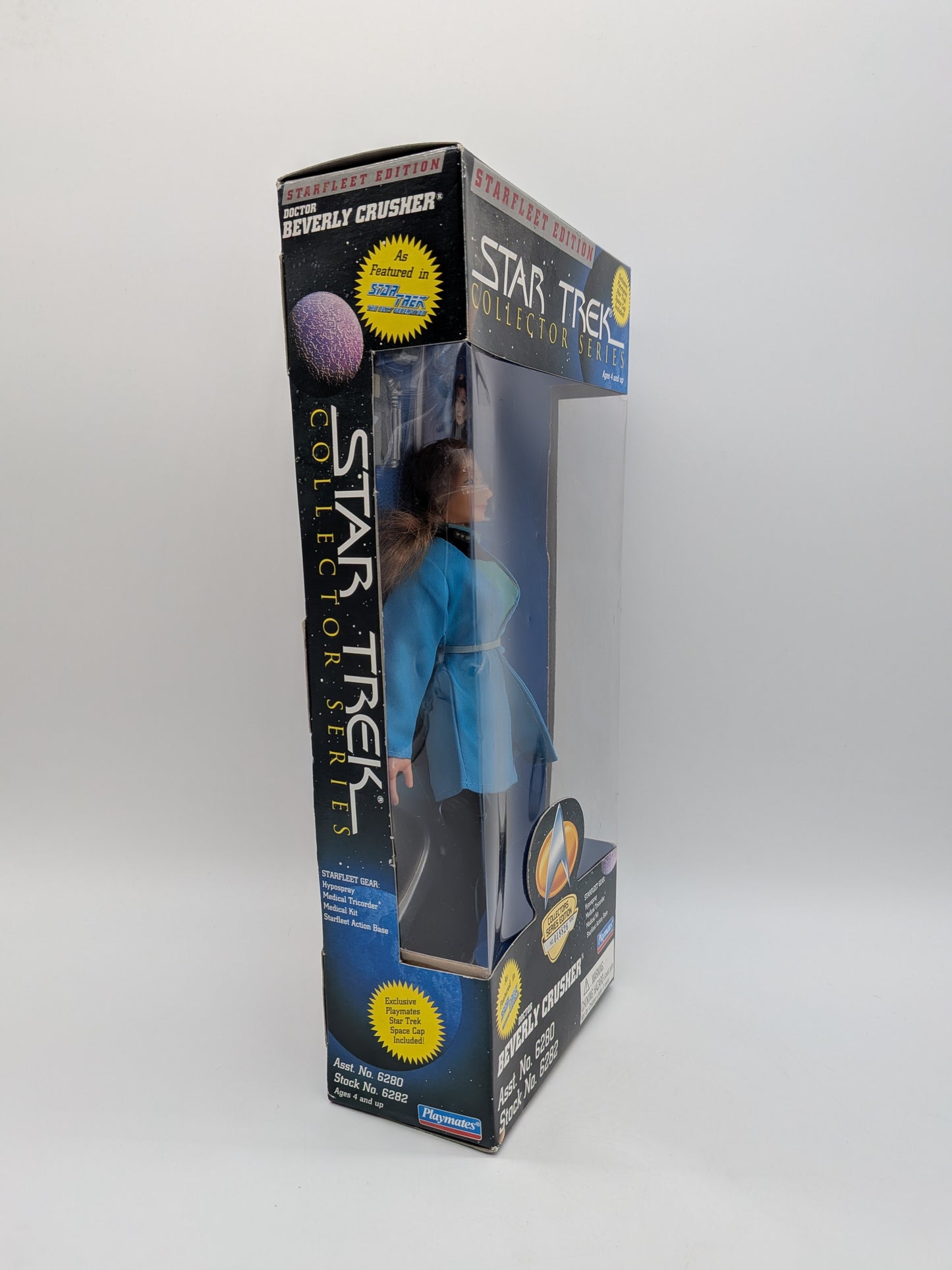 Playmates 1995 Star Trek Collector Series Doctor Beverly Crusher 9" Action Figure