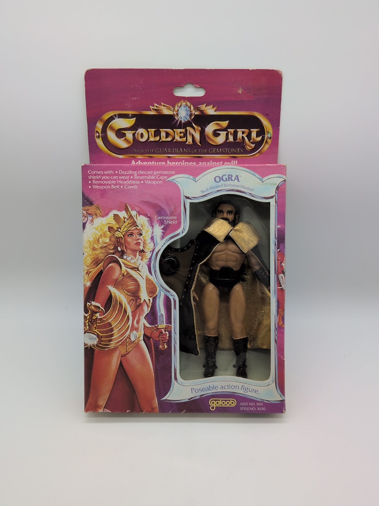 Galoob 1984 Golden Girls and the Guardians of the Gemstones Ogra Action Figure