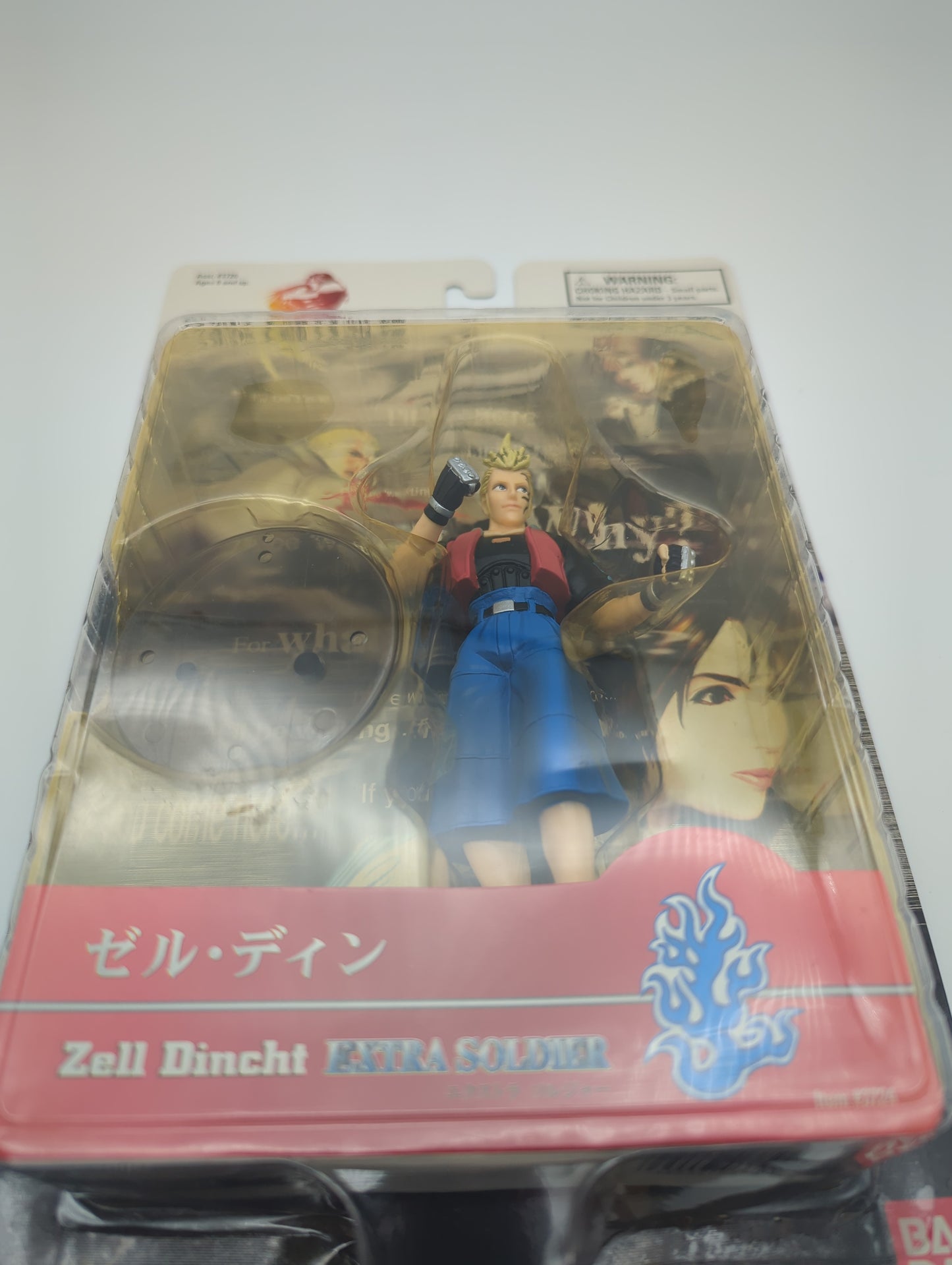 Bandai 1999 Final Fantasy VIII Zell Dincht Action Figure