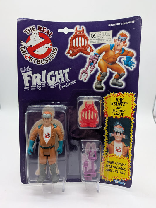 Columbia Pictures Television Used Under License Kenner 1986 The Real Ghostbusters Ray Stantz and Jail Jaw Ghost Action Figure (UK Variant)