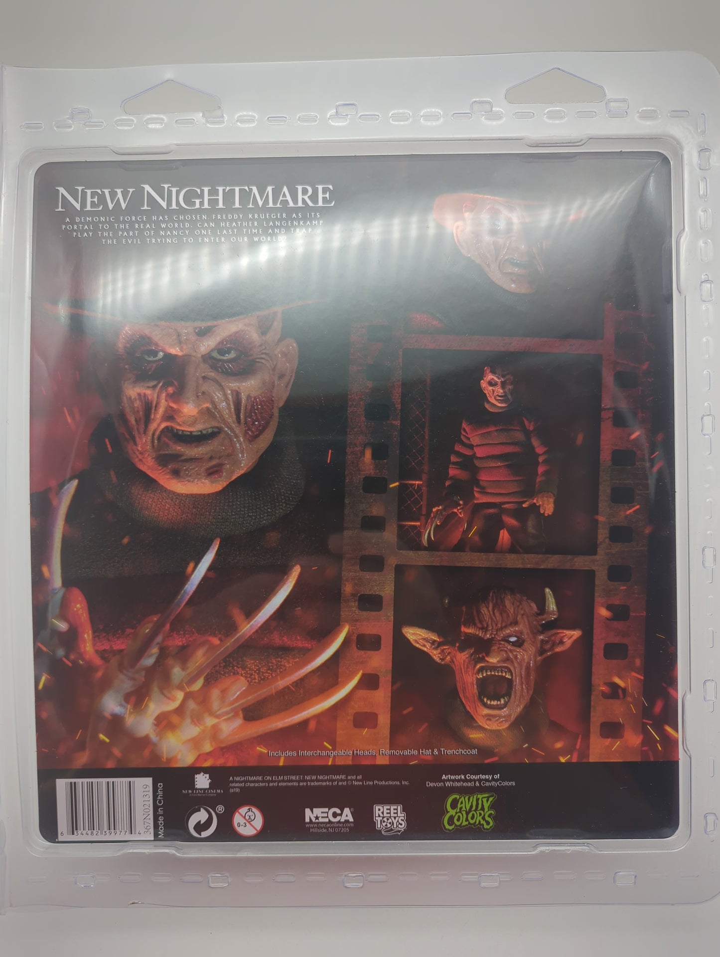 Neca Reel Toys Wes Craven's New Nightmare Freddy Krueger Action Figure