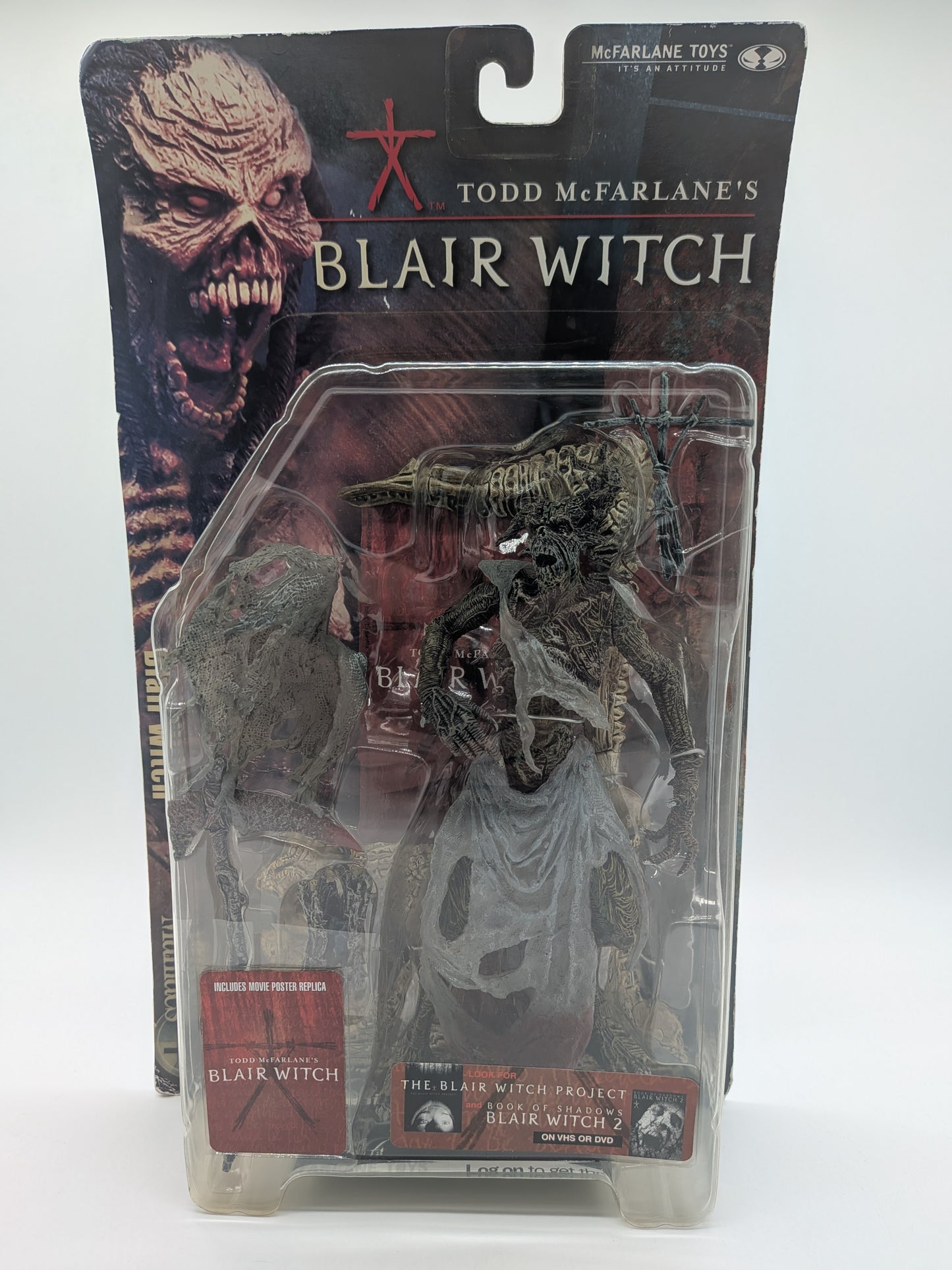 Mcfarlane Toys 2001 Movie Maniacs 4 Book of Shadows Blair Witch 2 Blair Witch Action Figure