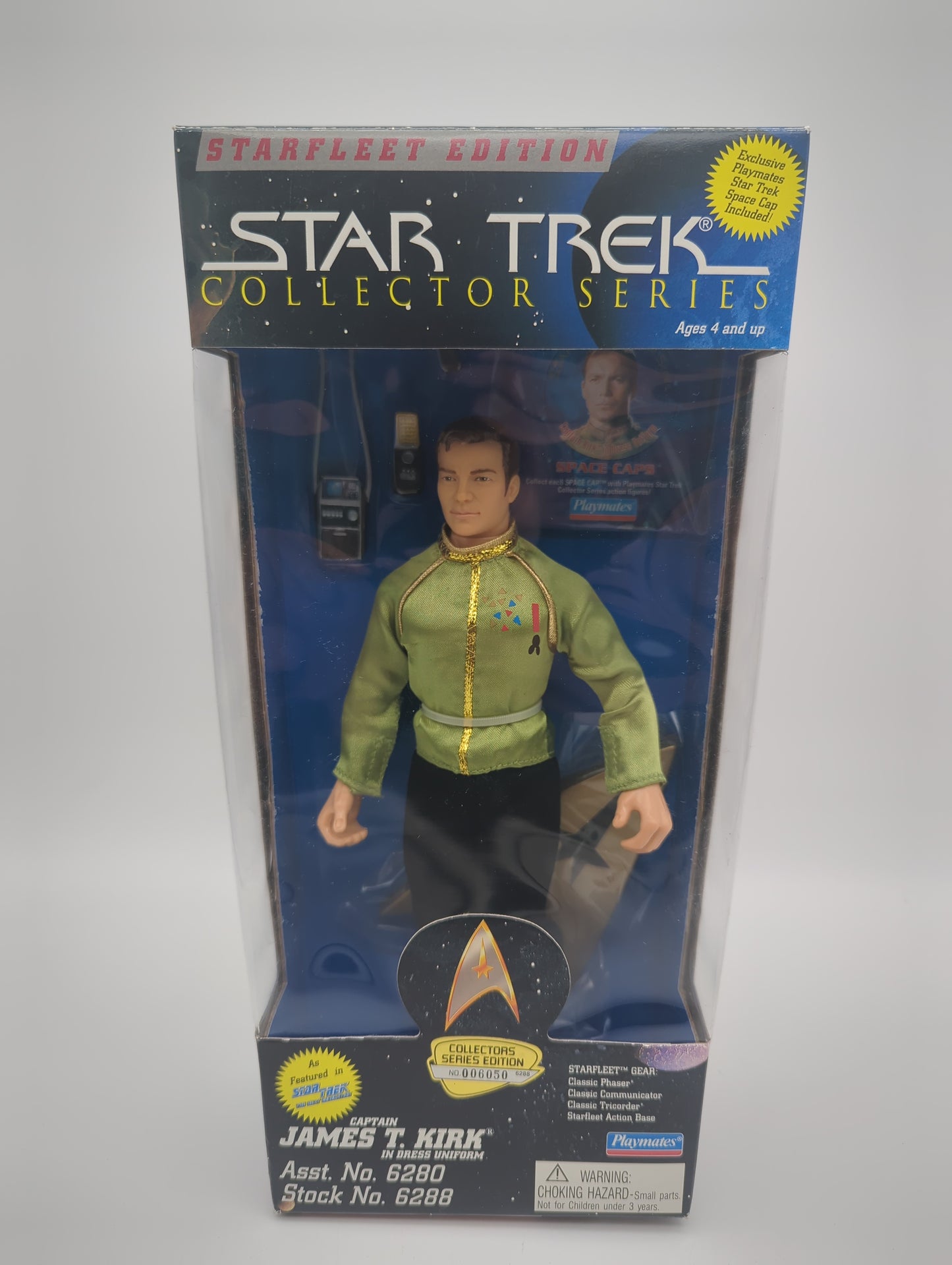 Playmates 1995 Star Trek Collector Series Captain James T. Kirk Action Figure