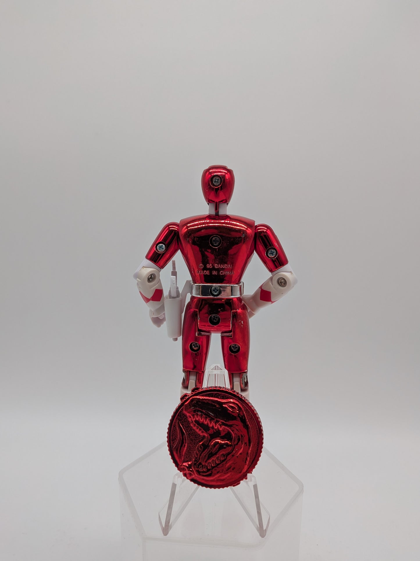 Bandai 1995 Mighty Morphin Power Rangers Movie Red Ranger Action Figure
