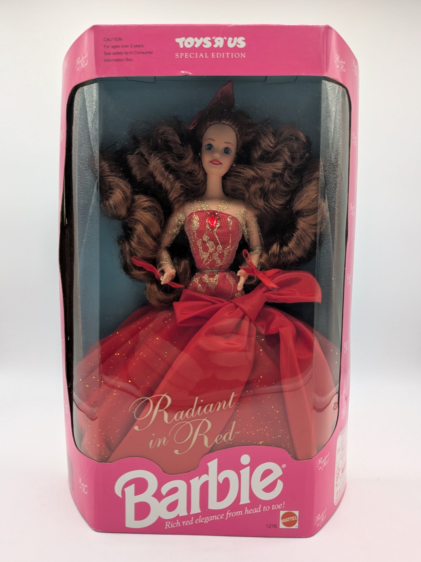 Mattel 1992 Barbie Radiant in Red Barbie Doll (Toys R Us Exclusive)