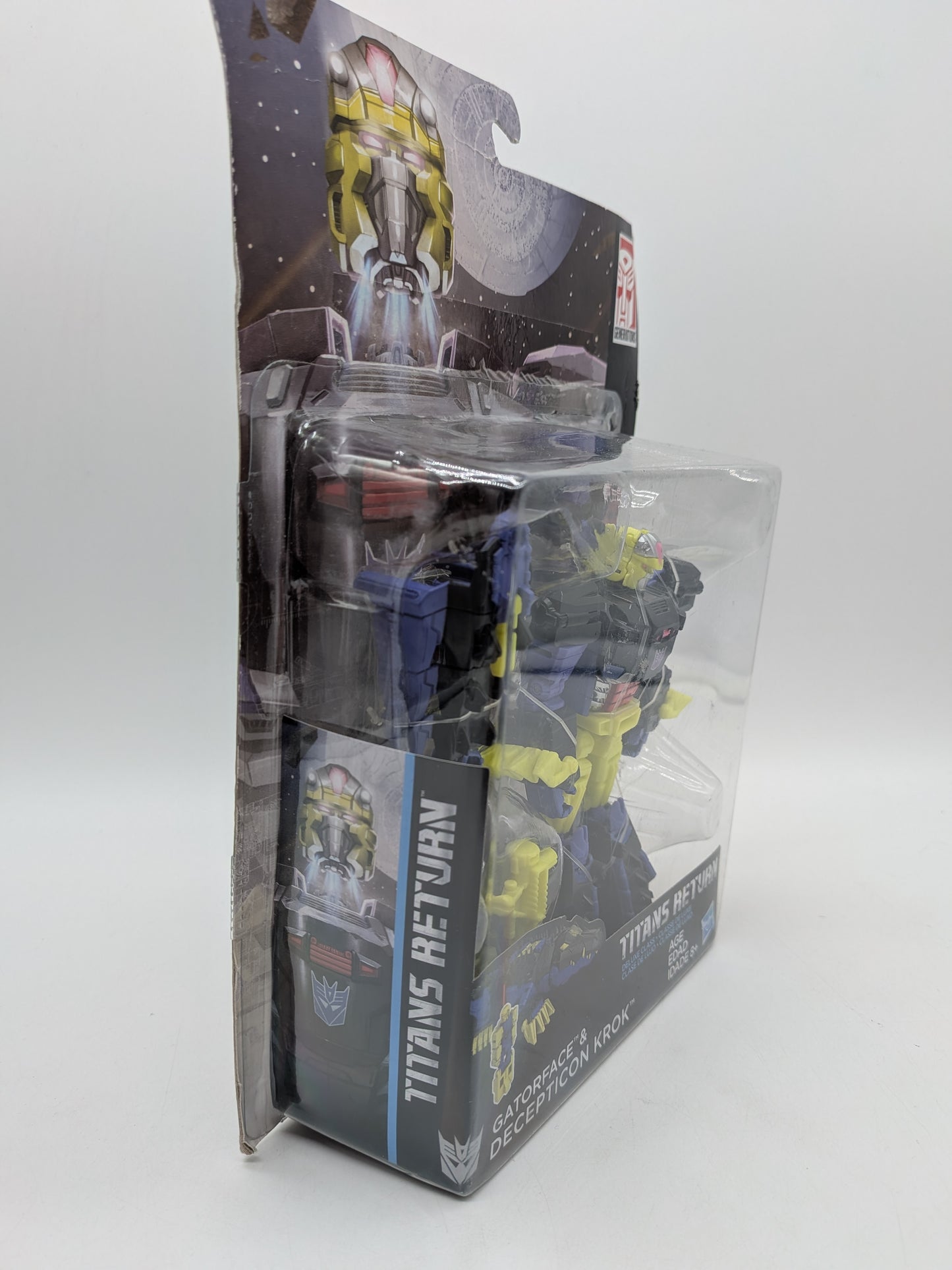 Hasbro 2016 Transformers Titans Return Gatorface & Decepticon Krok Figure
