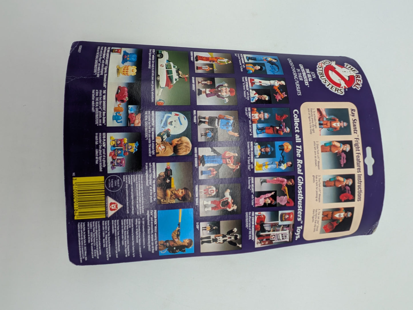 Columbia Pictures Television Used Under License Kenner 1986 The Real Ghostbusters Ray Stantz and Jail Jaw Ghost Action Figure (UK Variant)