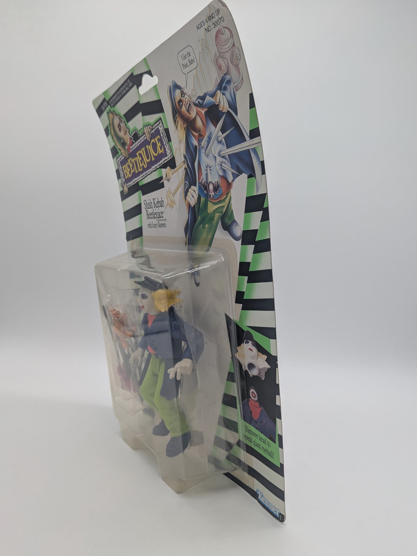 Kenner 1989 Beetlejuice Shish Kebab Beetlejuice with Scary Skewers Action Figure