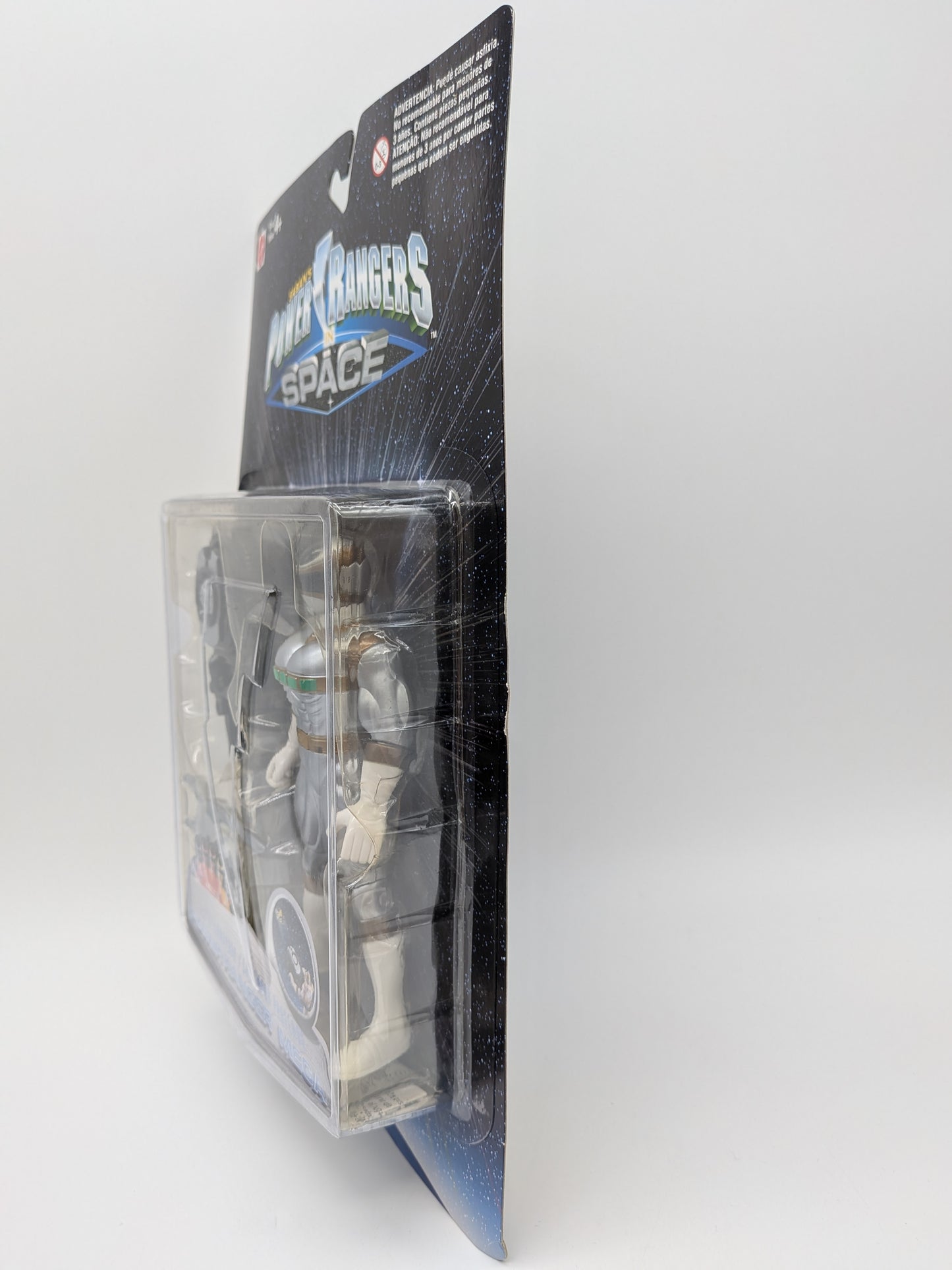 Mattel 2000 Power Rangers in Space Silver Lanzador Action Figure (Latin America Version)