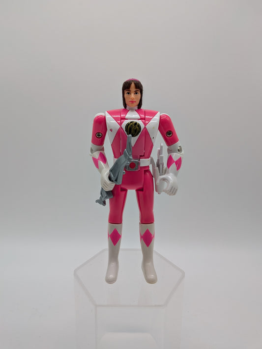 Bandai 1994 Mighty Morphin Power Rangers Auto-Morphin Series 1 Pink Ranger (Kimberly) Action Figure