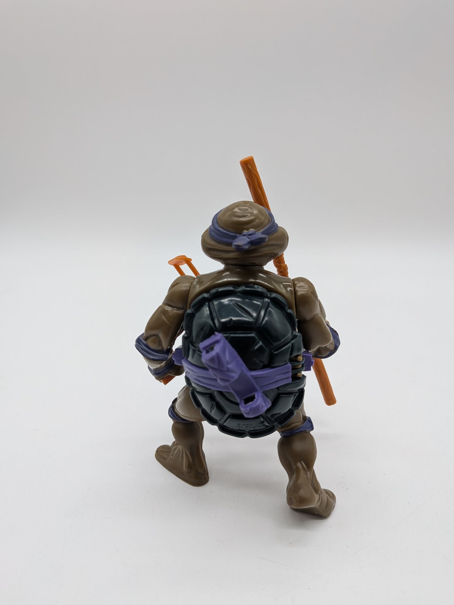 Playmates 1990 Teenage Mutant Ninja Turtles Storage Shell Donatello Action Figure