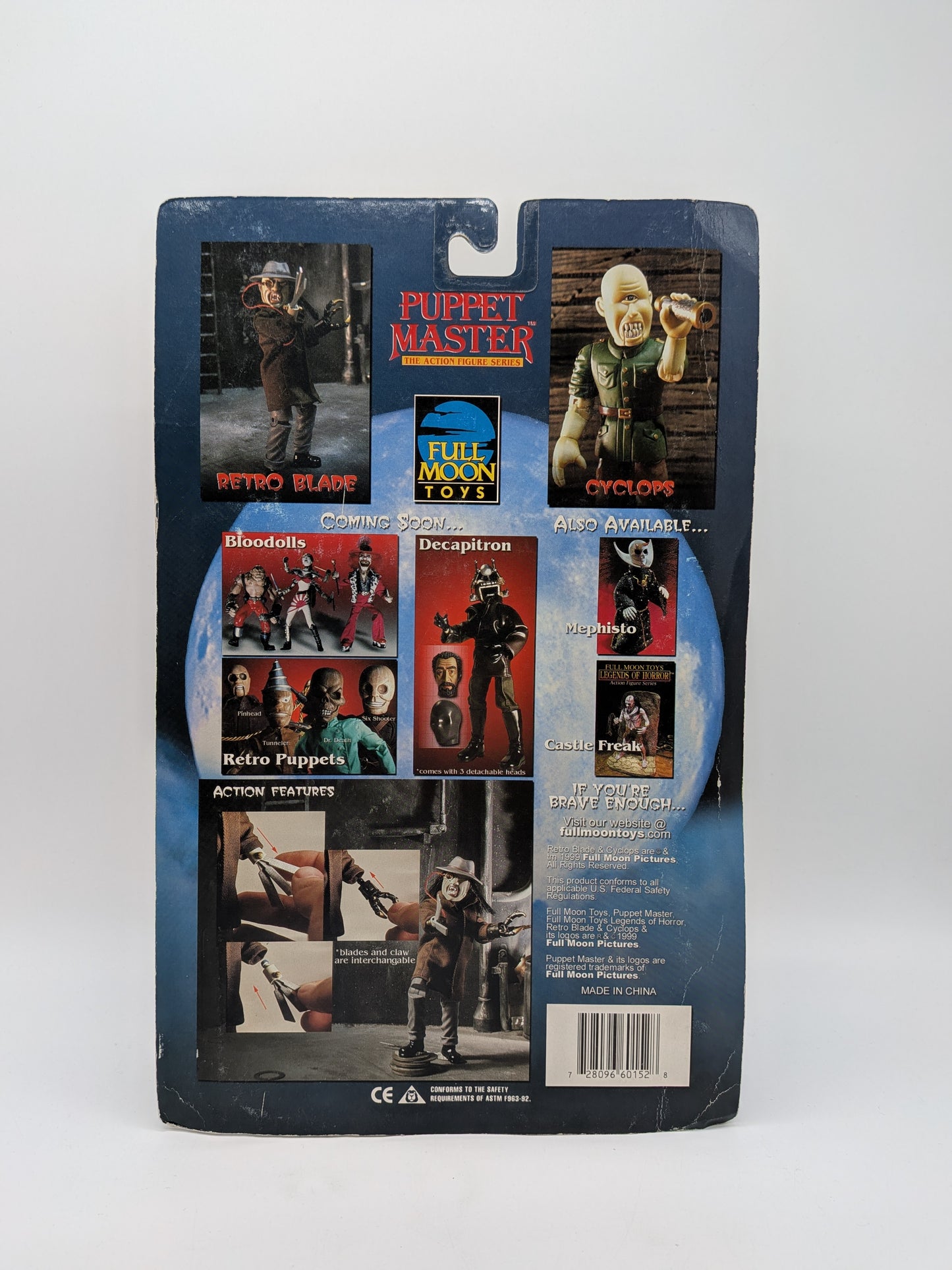 Full Moon Toys Puppet Master Retro Blade Action Figure