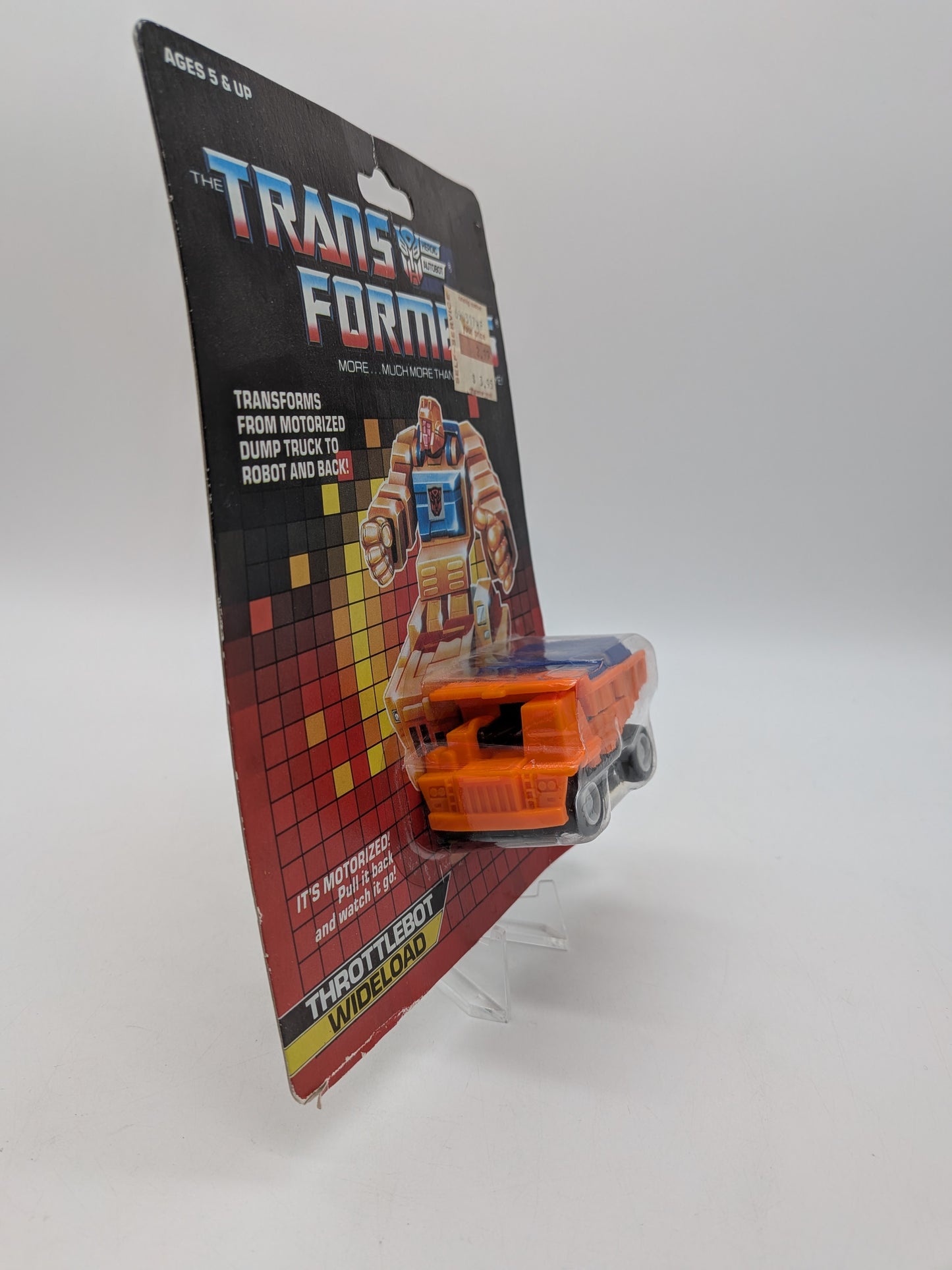Hasbro 1986 Transformers Throttlebot Wideload Figure