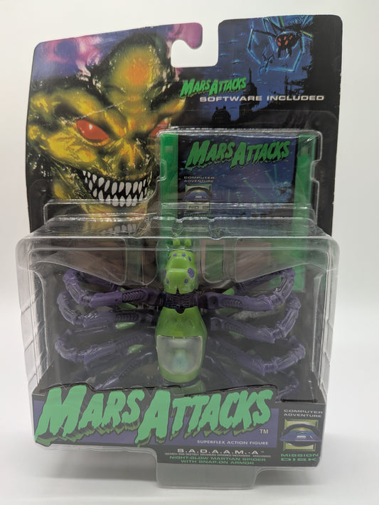 Trendmasters 1996 Mars Attacks S.A.D.A.A.M.A. Action Figure w/software floppy disc