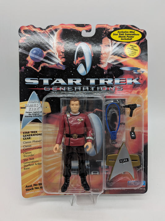 Playmates 1994 Star Trek Generations Admiral James T. Kirk Action Figure