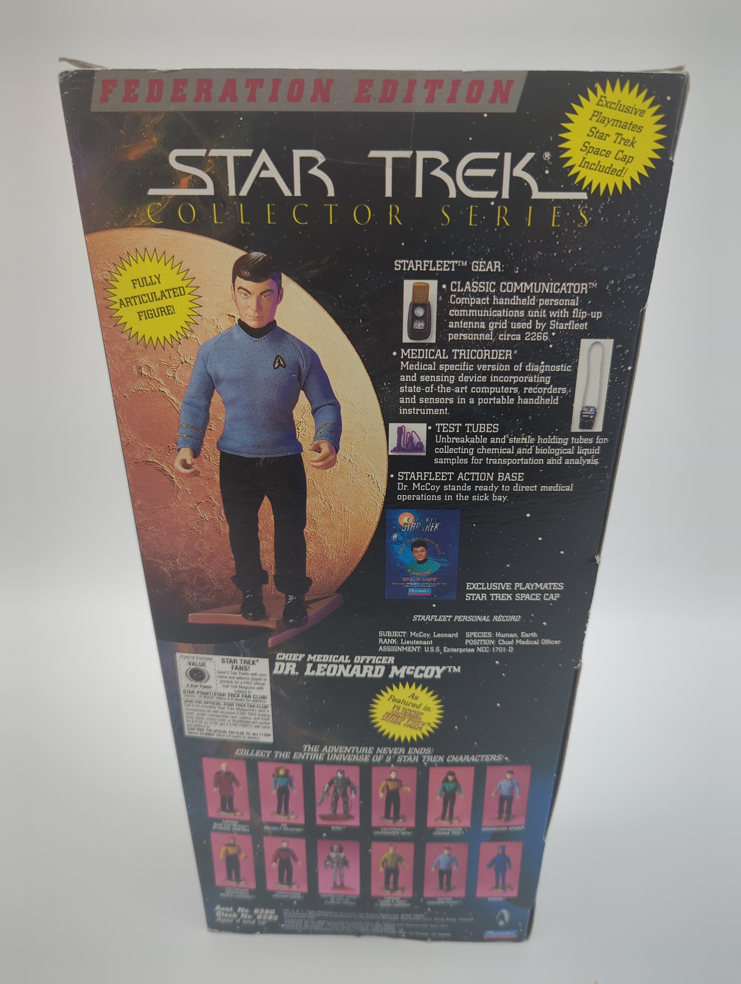 Playmates 1995 Star Trek Collector Series Dr. Leonard McCoy Action Figure