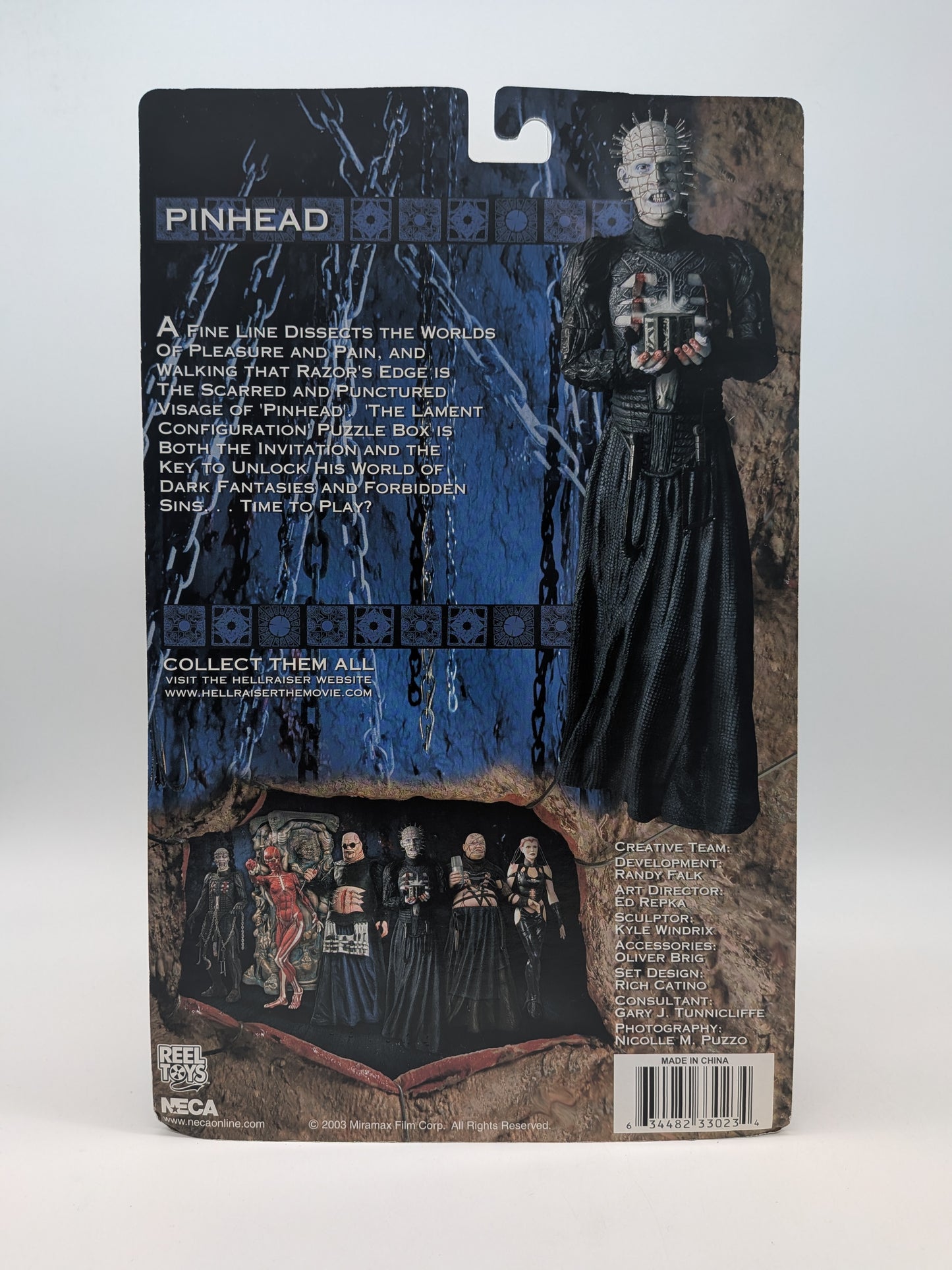 NECA 2003 Reel Toys Hellraiser Series Two Hellbound Pinhead Action Figure