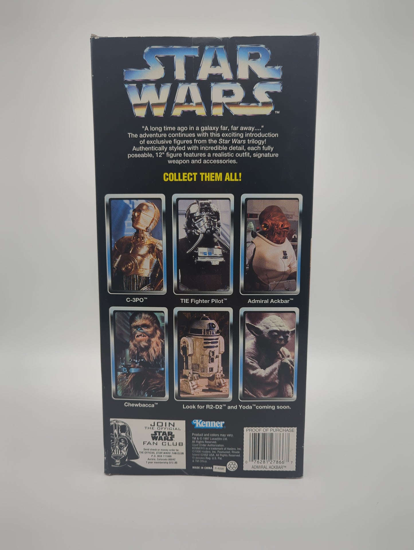 Kenner 1997 Star Wars Collector Series Admiral Ackbar Action Figure