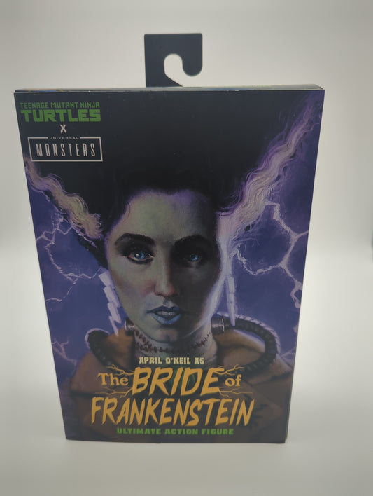 Neca Teenage Mutant Ninja Turtles x Universal Monsters April O'Neil as The Bride of Frankenstein Action Figure