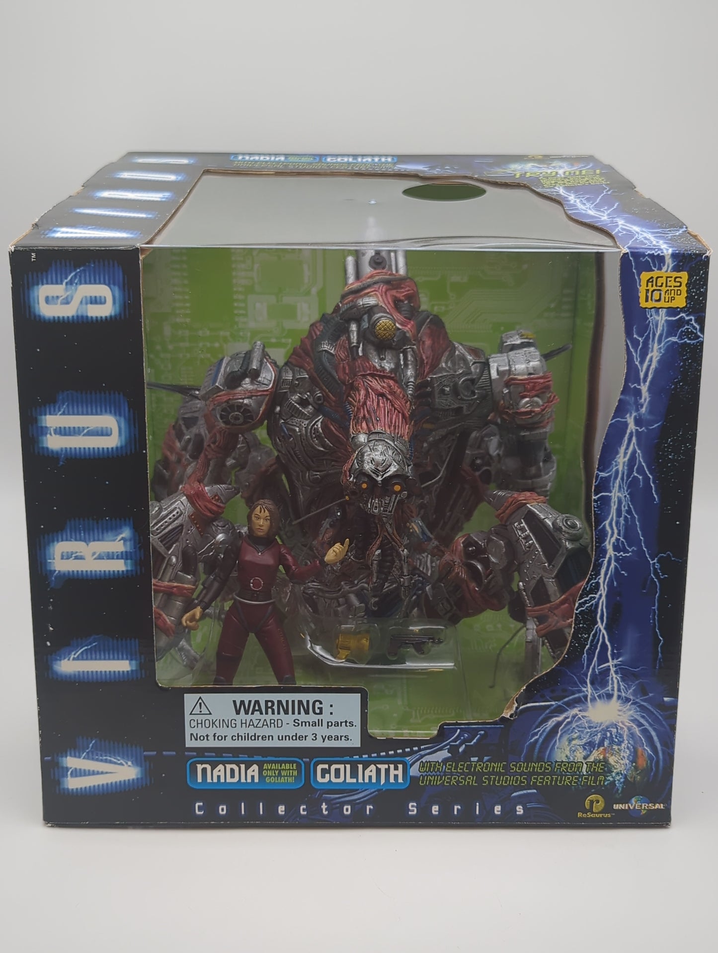 ReSaurus Virus Collector Series Goliath with Nadia Action Figure