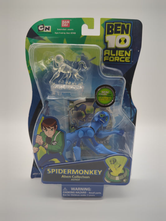 2008 Bandai Ben 10 Alien Force Spidermonkey Alien Collection Action Figure