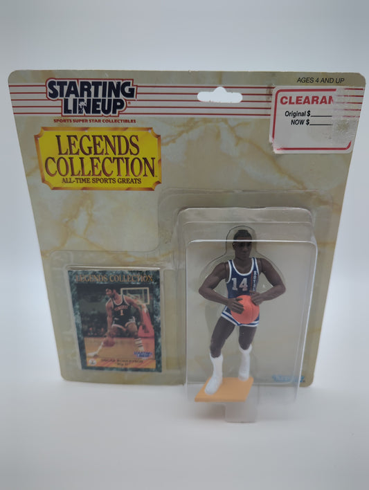 1989 Kenner Starting Lineup Oscar Robertson "Big O" Action Figure With Trading Card