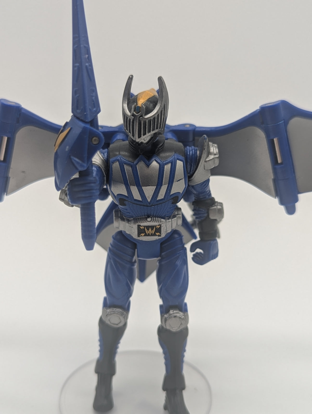 Bandai 2002 Kamen Rider Dragon Knight with Blackwing Action Figure, photo 6 of 6