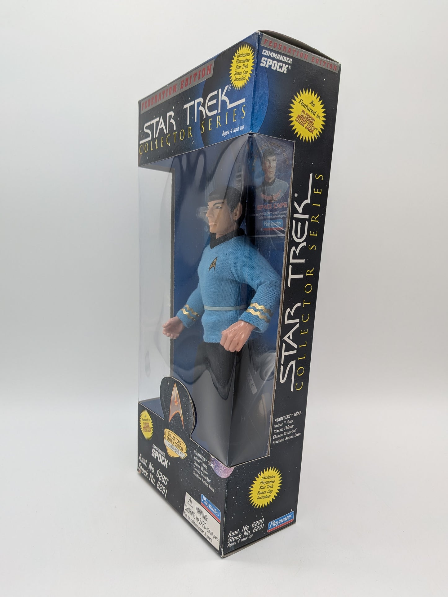 Playmates 1995 Star Trek Collector Series Commander Spock 9" Action Figure