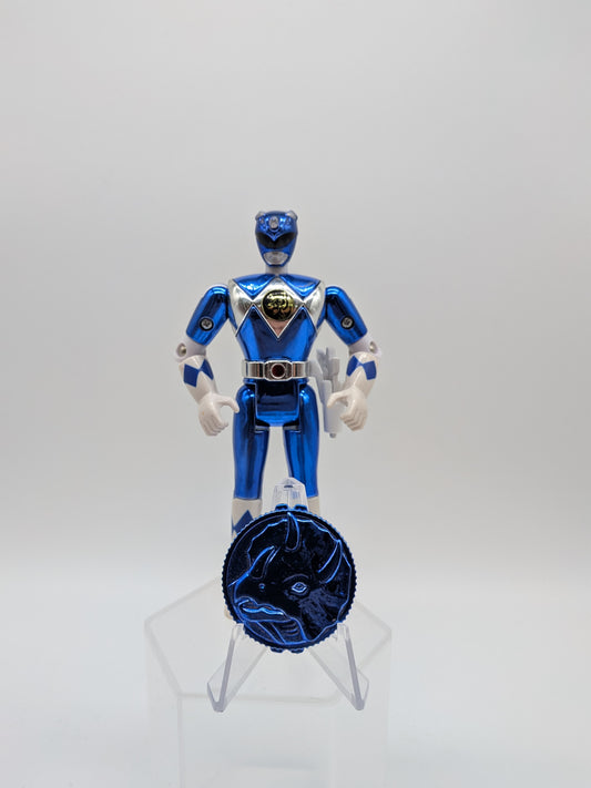 Bandai 1995 Mighty Morphin Power Rangers Movie Blue Ranger Action Figure